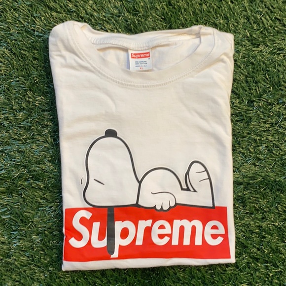 Supreme Shirts Supreme Snoopy Tshirt Size Xl Not Auth Poshmark